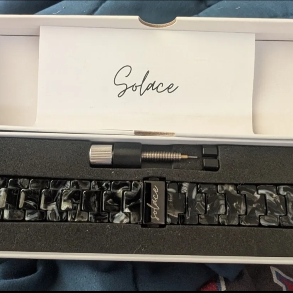 Solace Black and Gray Bracelet